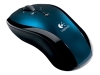 Logitech LX7 Wireless PS/2 / USB Optical Mouse - Dark Blue