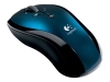 Logitech LX7 Wireless PS/2 / USB Optical Mouse - Dark Blue