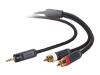 Belkin Inc Mini-phone Stereo Male to RCA Male Audio Splitter - 3 ft