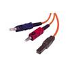 CABLES TO GO Multimode MTRJ Male to SC Male Duplex Fiber Patch Cable - 6.56 ft