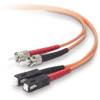 Belkin Inc Multimode ST/SC Duplex Fiber Patch Cable - 6.56 ft