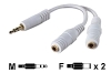 Belkin Inc PRO Series Headphone Splitter - White