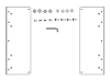 Chief PSB-2542 Custom Interface Bracket for Large Flat Panel Displays