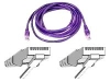 Belkin Inc Patch cable - RJ-45 (M) - RJ-45 (M) - 15 ft - UTP - ( CAT 5e ) - purple