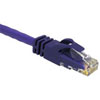 CABLES TO GO RJ-45 CAT6 550 MHz Snagless Purple Patch Cable - 1 ft