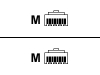 RARITAN COMPUTER RJ-45 Crossover Cable 1 ft