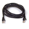 Belkin Inc RJ-45 FastCAT 5e Snagless Molded Black Patch Cable - 7 ft