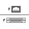 Avocent Corporation RJ-45 to DB-25 Serial Adapter