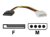 TrippLite Serial ATA Power Cable - 6-inch