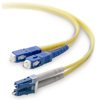 Belkin Inc Single Mode SC/LC Duplex Fiber Patch Cable - 6.56 ft