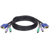 TrippLite Super-Flex PS/2 KVM Cable Kit - 10 ft