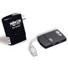 TrippLite TRAVELER Surge Suppressor and 4-port USB 2.0 Ultra Mini Hub Kit - SMB