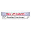 Brother TX1321 Red on Clear Tape for Select P-Touch Label Printers - 1-Pack
