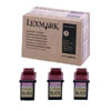 Lexmark Tri-Pack Black High Yield Print Cartridge