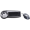 WOLFKING Inc Trooper USB Mouse with Timber Wolf Keyboard Bundle - Black