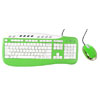 Saitek Industries USB Keyboard and Mouse Combo - Green