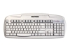 Unotron Inc Washable Corded Standard PS/2 / USB Keyboard - Gray