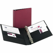 1 1/2" Durable Round-Ring Binder, Burgundy