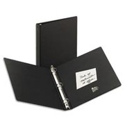 1 1/2" Economy Round-Ring Binder, Black