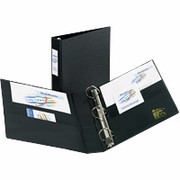 1 1/2" Heavy-Duty EZD Binder w/Label Holder, Black