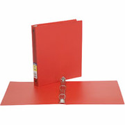 1/2" Avery Round-Ring Poly Binder, Red
