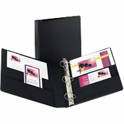 1" Durable D-Ring Binder, Black