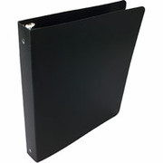 1" Presstex Round-Ring Binder, Black