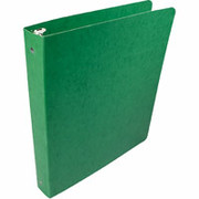 1" Presstex Round-Ring Binder, Dark Green