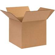 10"(L) x 10"(W) x 9"(H) - Staples Corrugated Shipping Boxes