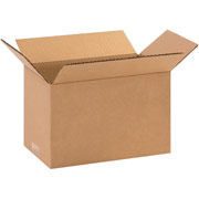 10"(L) x 6"(W) x 6"(H) - Staples Corrugated Shipping Boxes