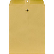 10" x 13" Brown Kraft Clasp Envelopes, 100/Box