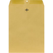 10" x 13" Brown Kraft Clasp Envelopes, 100/Box