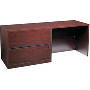 10500 Series Credenza with Lateral File, Mahogany