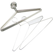 12 Extra Hangers for Chrome Shelf Racks