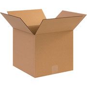 12"(L) x 12"(W) x 11"(H)- Staples Corrugated Shipping Boxes