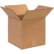 12"(L) x 12"(W) x 12"(H) - Staples Corrugated Shipping Boxes