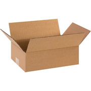 12"(L) x 8"(W) x 4"(H)- Staples Corrugated Shipping Boxes