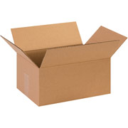 13"(L) x 9"(W) x 6"(H)- Staples Corrugated Shipping Boxes
