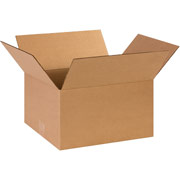 14"(L) x 12"(W) x 8"(H)- Staples Corrugated Shipping Boxes