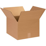 14"(L) x 14"(W) x 10"(H)- Staples Corrugated Shipping Boxes