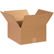 14"(L) x 14"(W) x 8"(H)- Staples Corrugated Shipping Boxes