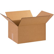 15"(L) x 12"(W) x 8"(H)- Staples Corrugated Shipping Boxes