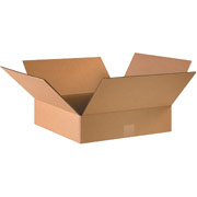 16"(L) x 16"(W) x 4"(H)- Staples Corrugated Shipping Boxes