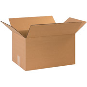 17-1/4"(L) x 11-1/4"(W) x 10"(H)- Staples Corrugated Shipping Boxes