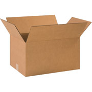 18-1/2"(L) x 12-1/2"(W) x 10"(H)- Staples Corrugated Shipping Boxes