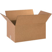 18"(L) x 12"(W) x 9"(H)- Staples Corrugated Shipping Boxes