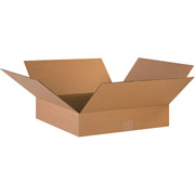 18"(L) x 18"(W) x 4"(H)- Staples Corrugated Shipping Boxes