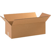 18"(L) x 8"(W) x 6"(H)- Staples Corrugated Shipping Boxes