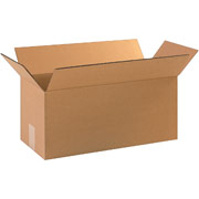 18"(L) x 8"(W) x 8"(H)- Staples Corrugated Shipping Boxes