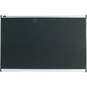 2' x 3' Prestige Black Embossed Foam Bulletin Board w/Aluminum Frame